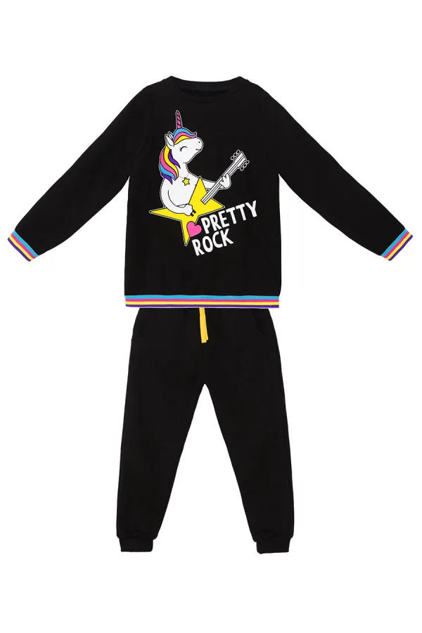 Rock Unicorn Kız Çocuk Eşofman Takım Rock Unicorn Kız Çocuk Eşofman Takım