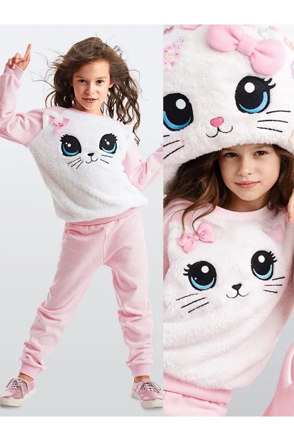 Baby Cat Kız Çocuk Eşofman Takım