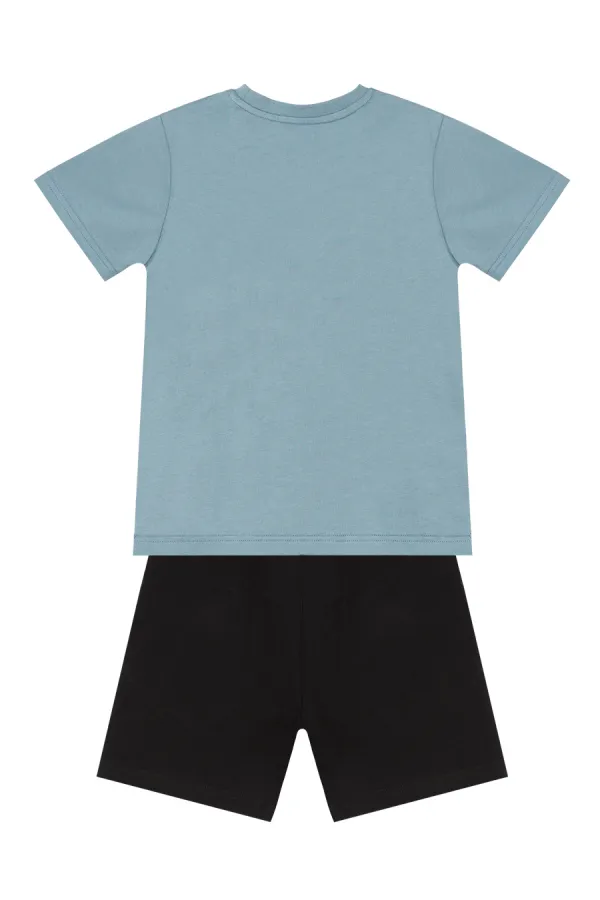 Korsan Dinolar Erkek Çocuk T-shirt Şort Takım