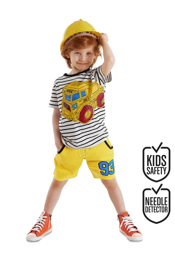 93 Truck Erkek Çocuk T-shirt Şort Takım