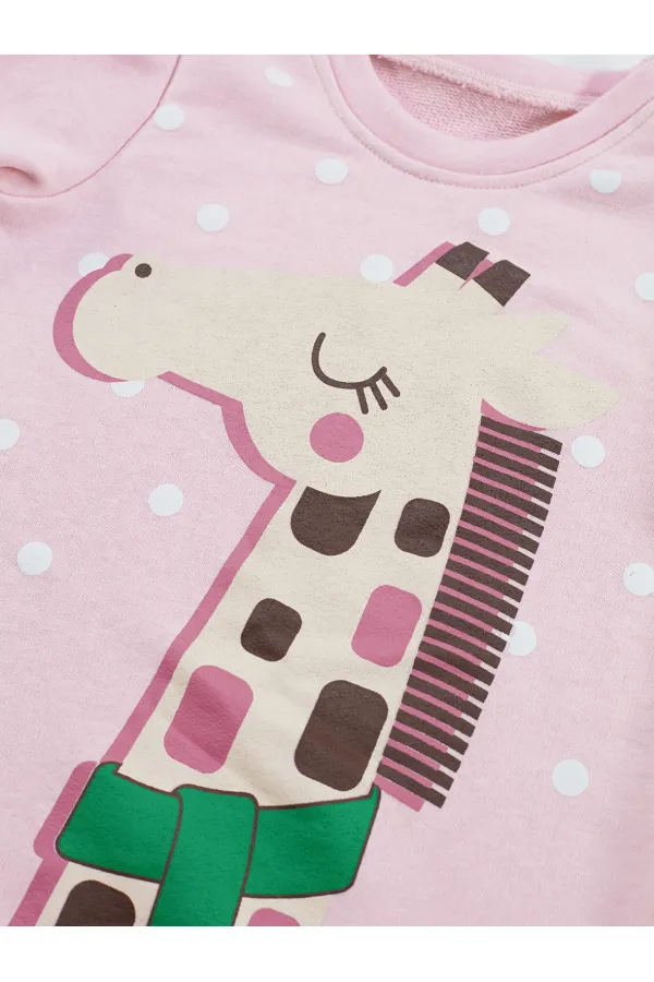 Robe girafe cool pour fille