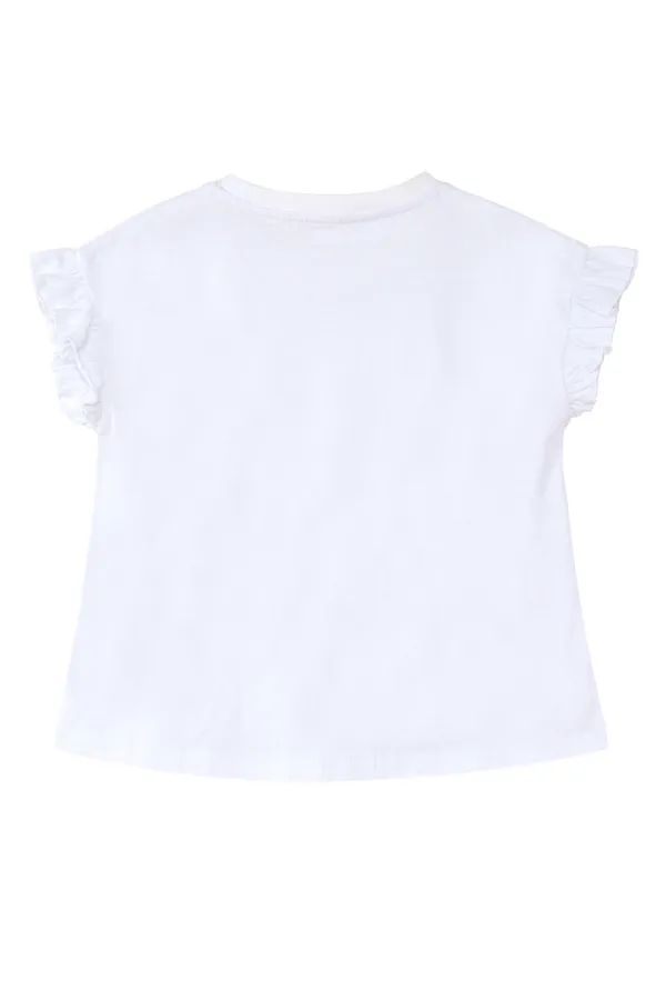 Cute Owl Girl's T-shirt and Shorts Set