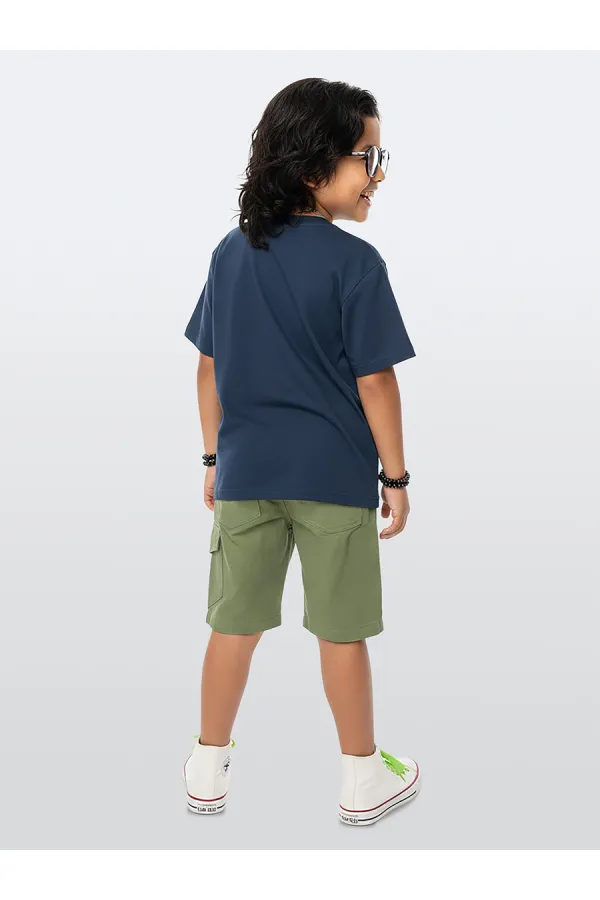 Genius Erkek Çocuk T-shirt Şort Takım