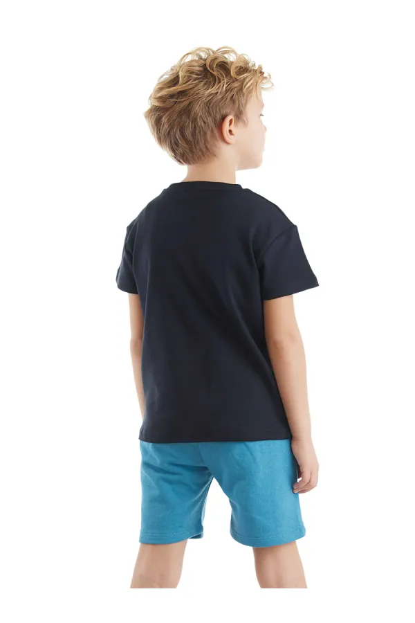 Gezegenler Erkek Çocuk T-shirt Şort Takım