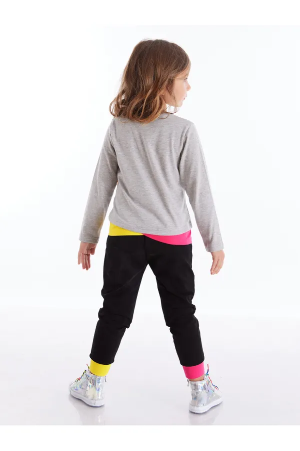 Roller Star Kız Çocuk T-shirt Pantolon Takımı