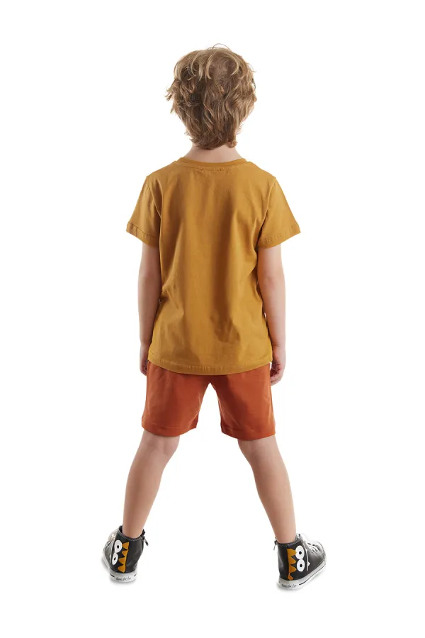 Super Tiger Erkek Çocuk T-shirt Şort Takım