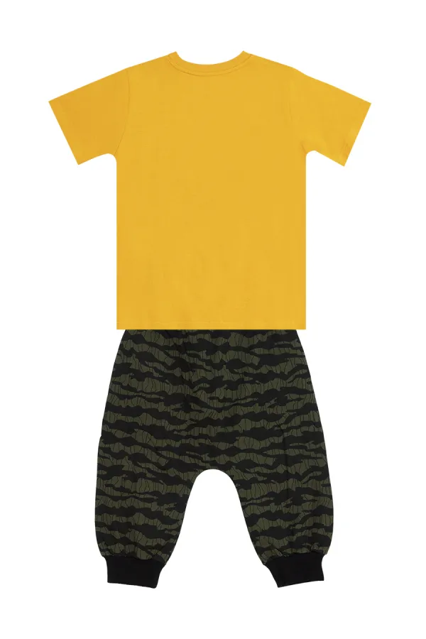 Big Whales Erkek Çocuk T-shirt Kapri Takım