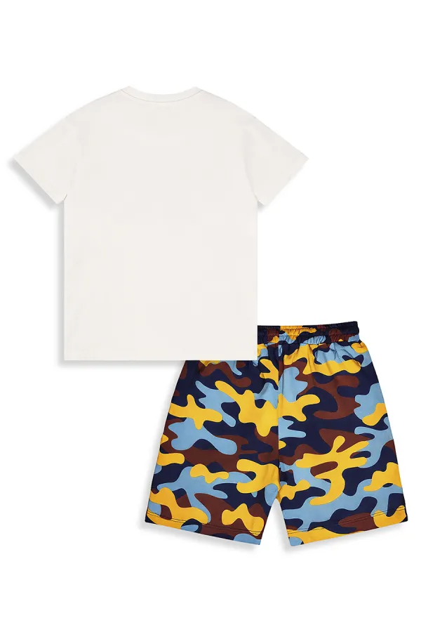 Safari  Erkek Çocuk T-shirt Şort Takım