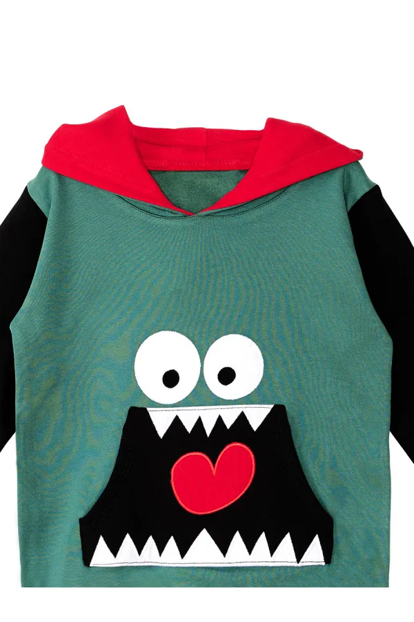 Obur Kapişonlu Erkek Çocuk Sweat