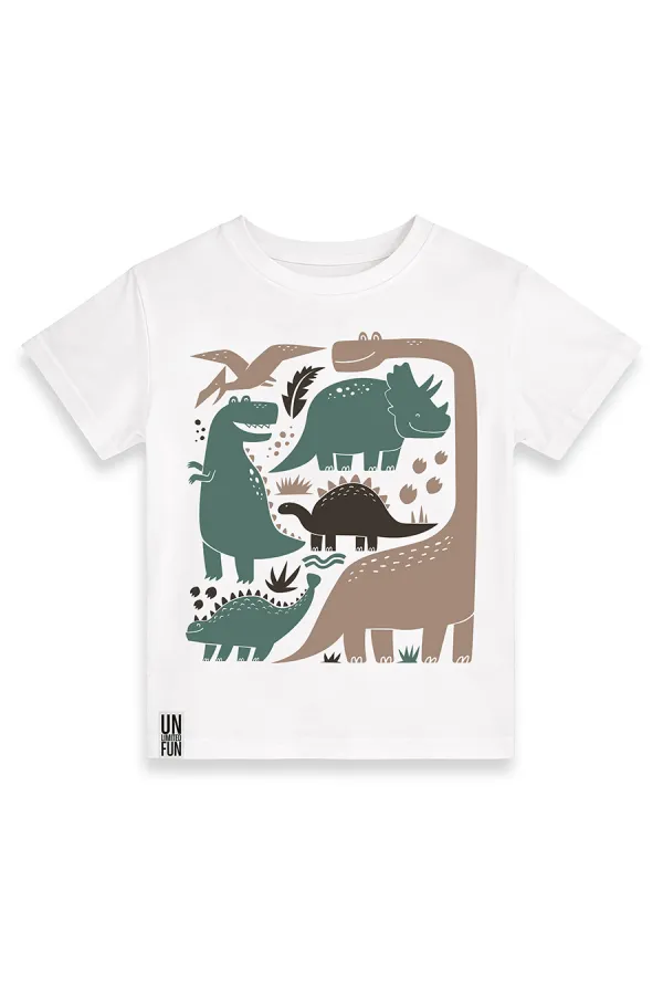 Ensemble T-shirt et pantalon dinosaure pour garçon