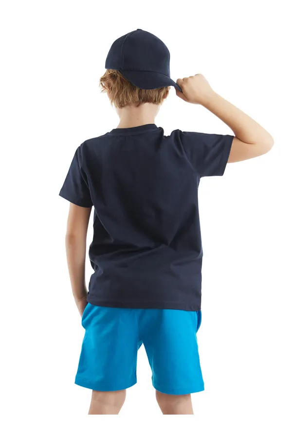 Shark Surf Erkek Çocuk T-shirt Şort Takım