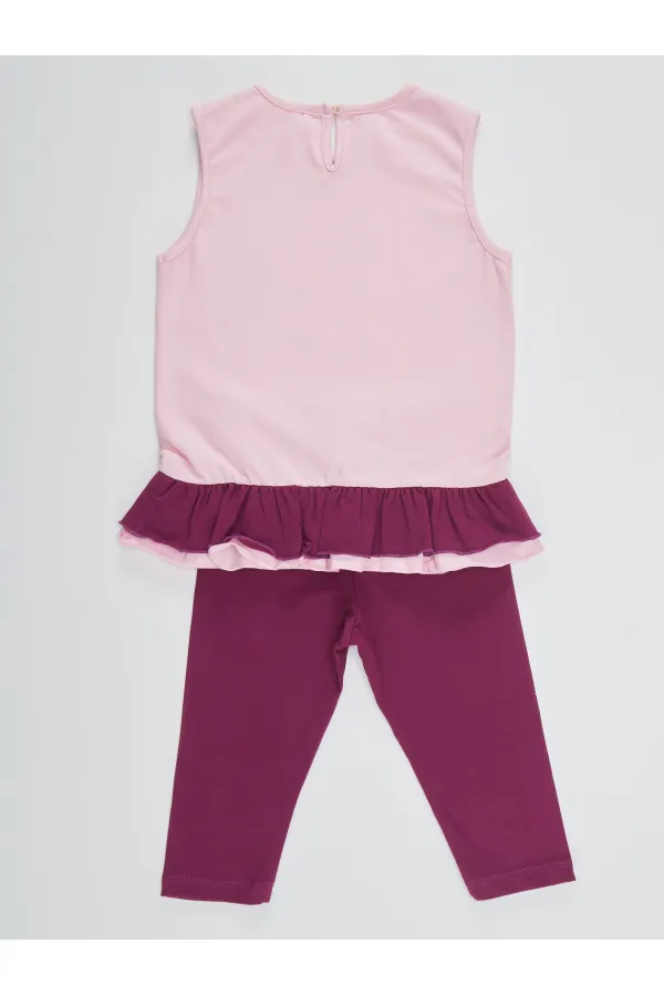 Seylan Kız Çocuk Tunik Tayt Takım