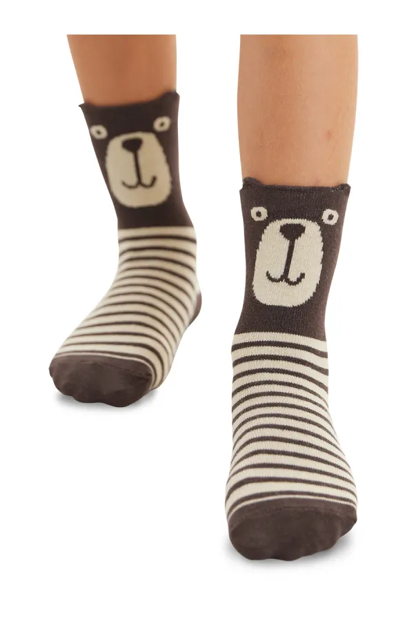 Bear and Raccoon Boys' 2-Pack Socket Socks