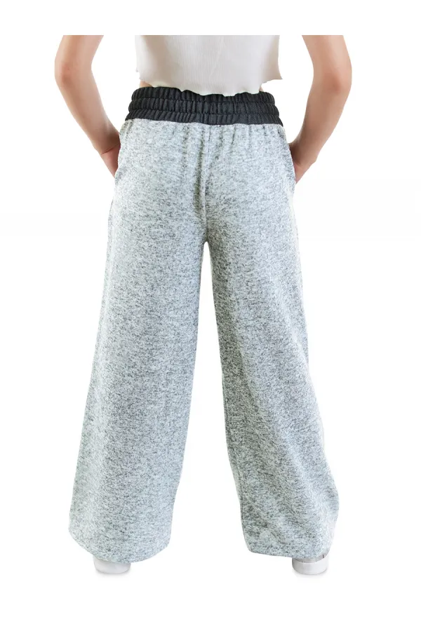 Girl's Soft Grey Trousers