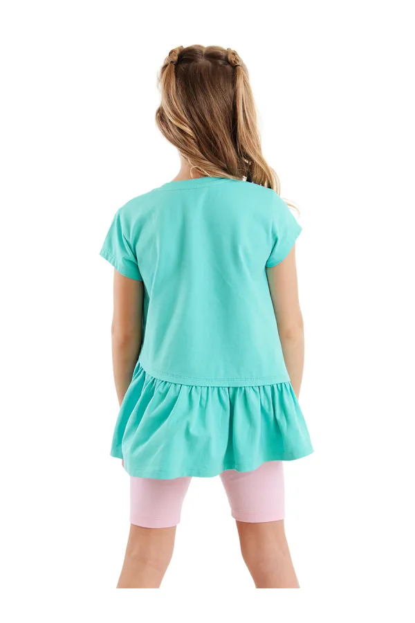 Deniz Tavşanı Kız Çocuk T-shirt Tayt Takım