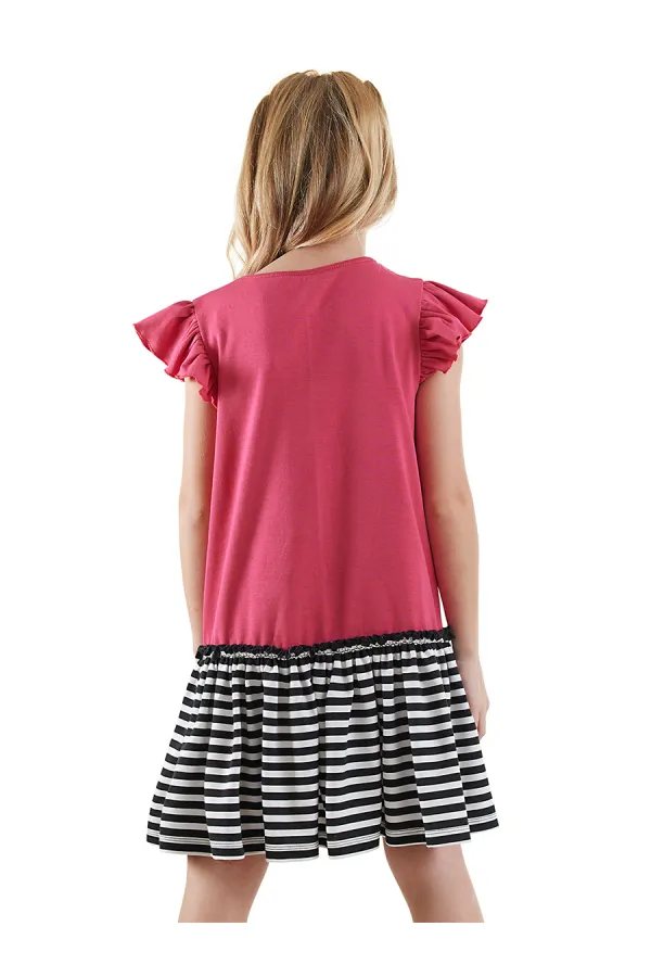 Robe d'été fuchsia Kitty Girl