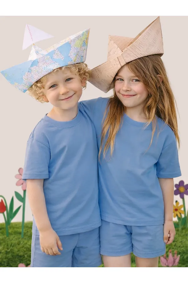 Oversize Mavi Unisex T-shirt