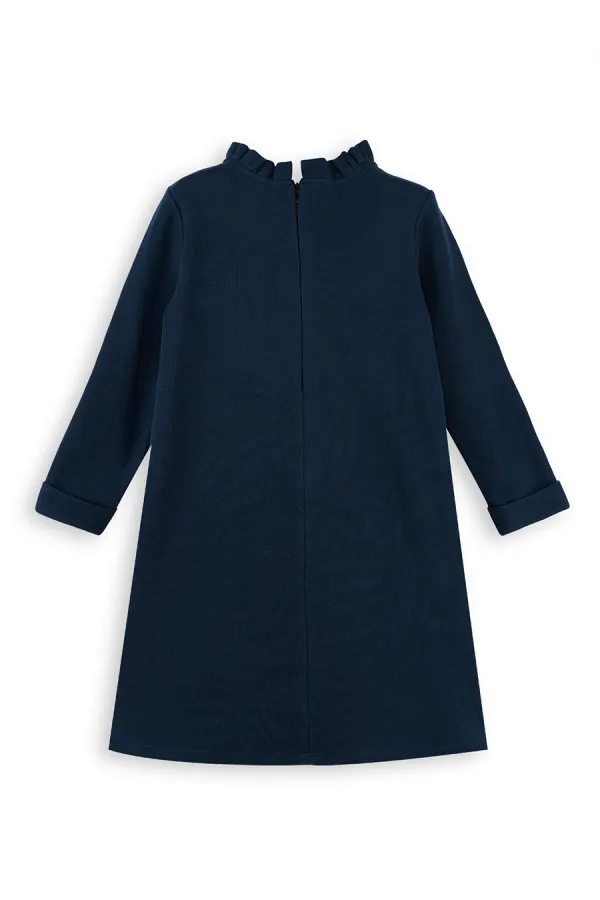 Poppy Girl's Navy Blue Dress