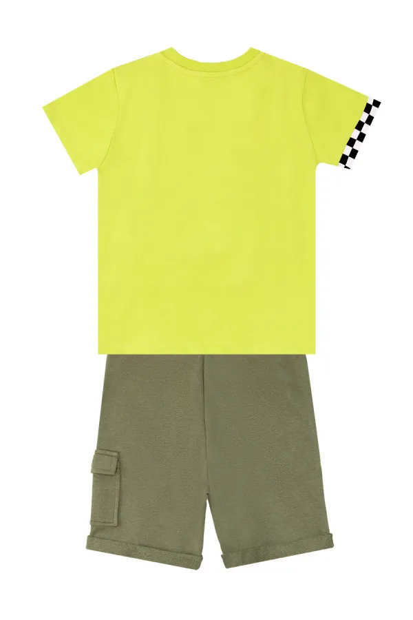 Motosiklet Turu Erkek Çocuk T-Shirt Şort Takım