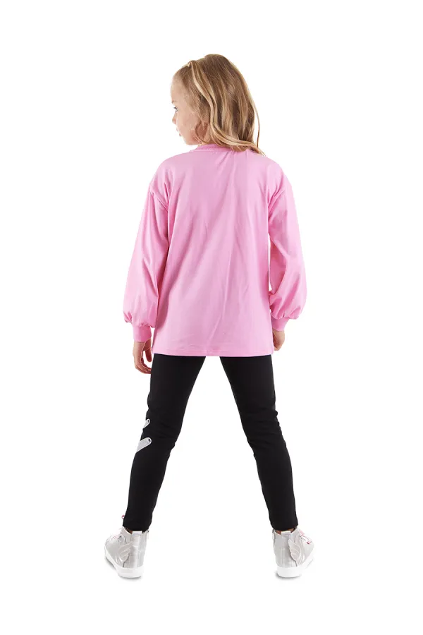 Leo Kız Çocuk Tayt T-Shirt Takım