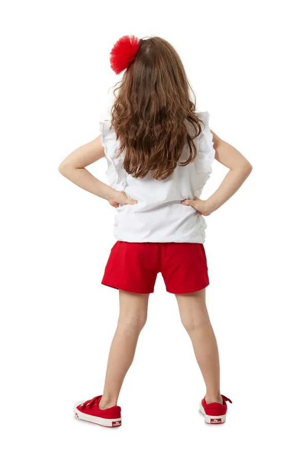 Bug Love Kız Çocuk T-shirt Şort Takım