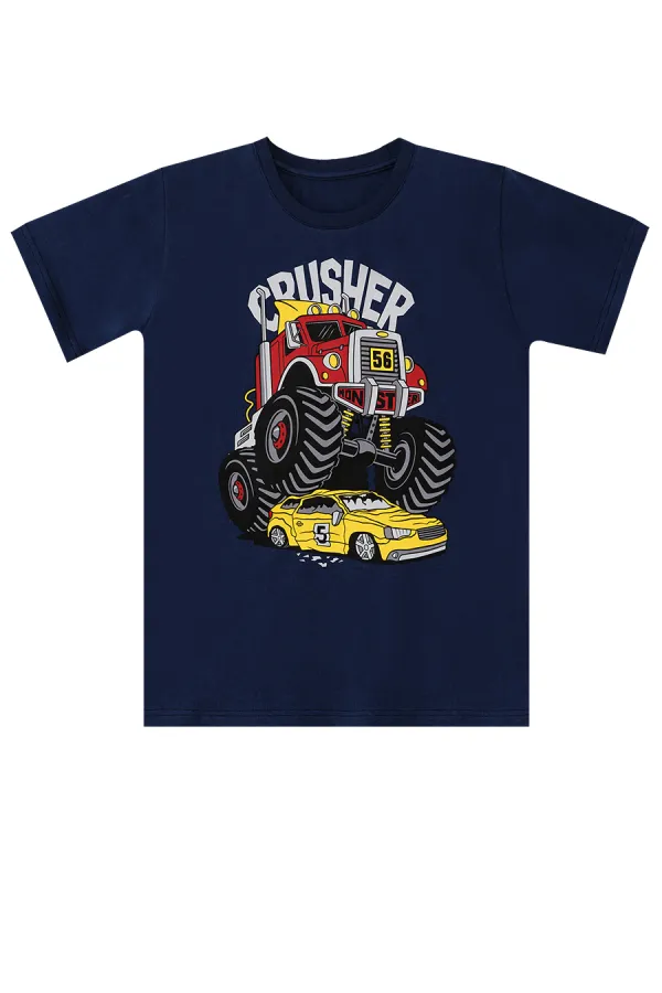 Crusher Erkek Çocuk T-shirt Şort Takım