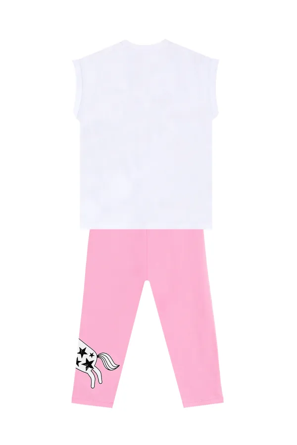 Ensemble T-shirt et legging Believe in Magic Girls