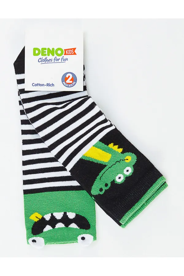 Buddies Boys' 2-Pack Ankle Socks