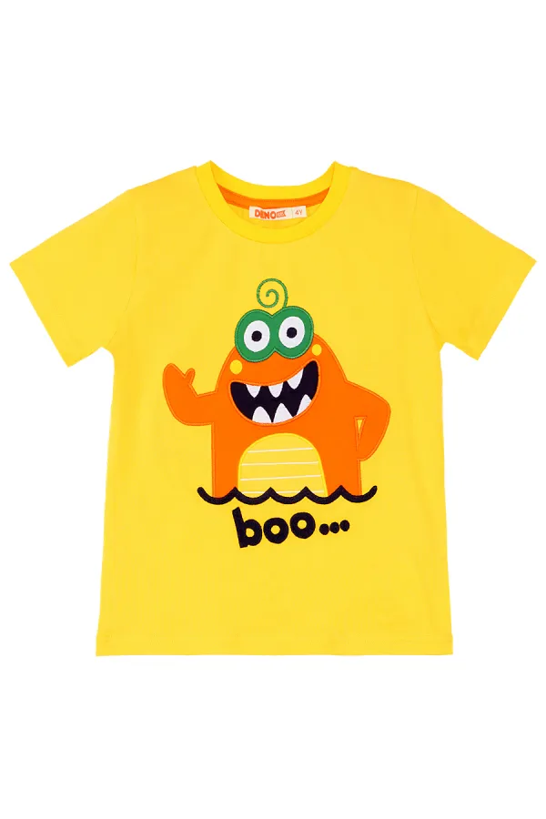 Lake Monster Erkek Çocuk T-shirt Şort Takım