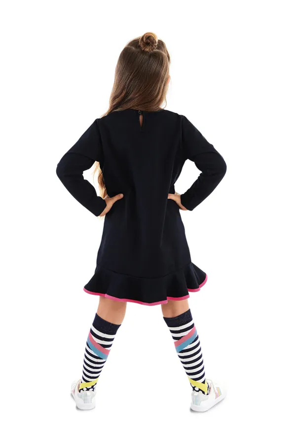 Perçem Kız Çocuk Elbise + Çorap