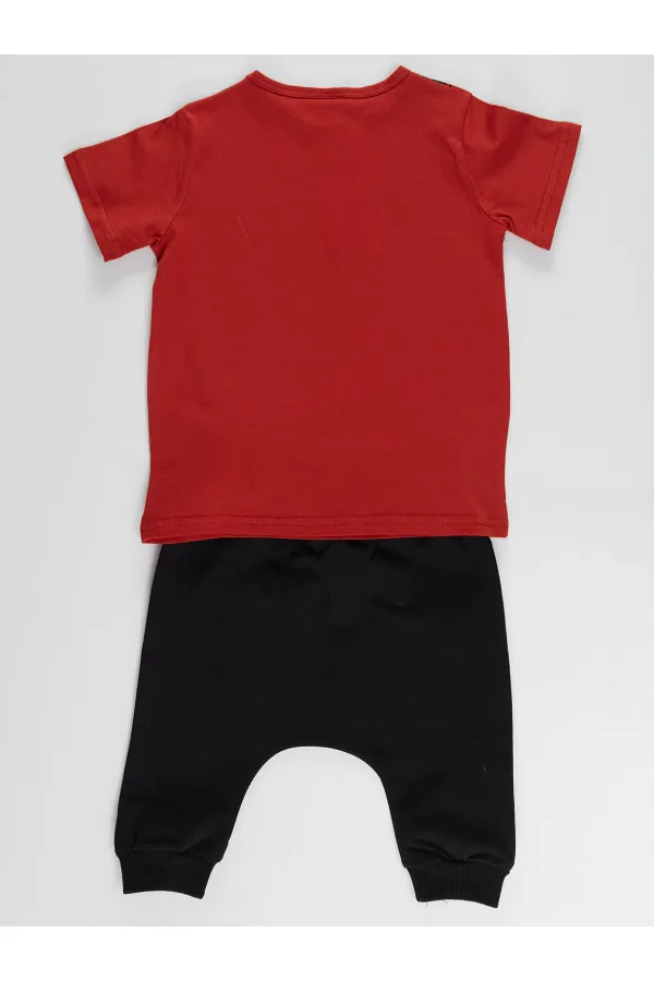 Hi Ponçik Boys' T-shirt and Shorts Set