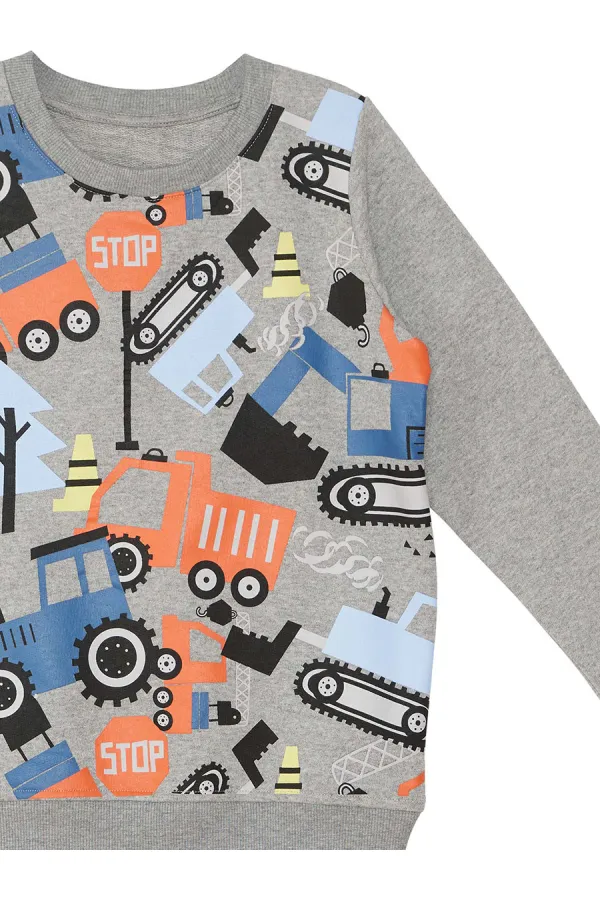 Sevimli Arabalar Erkek Çocuk Sweat