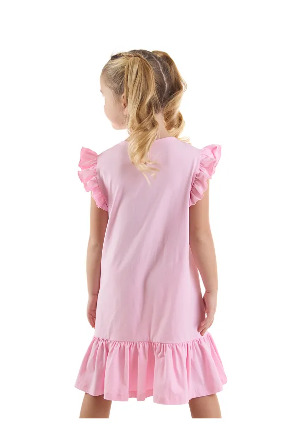 Unicorn Magic Kız Çocuk Pembe Elbise