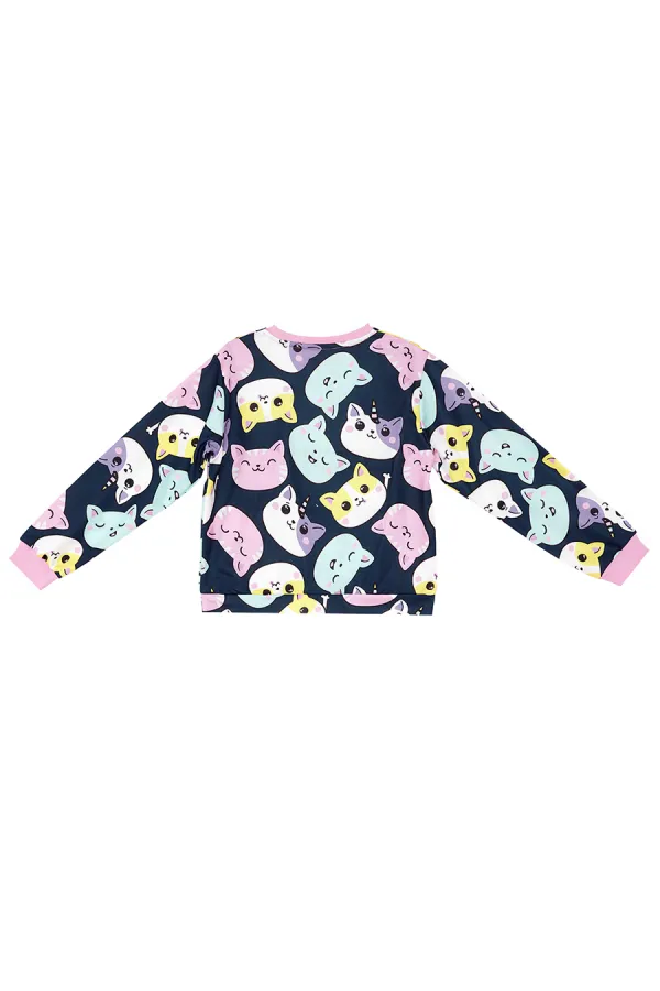 Ensemble de survêtement pour filles avec de jolis chats