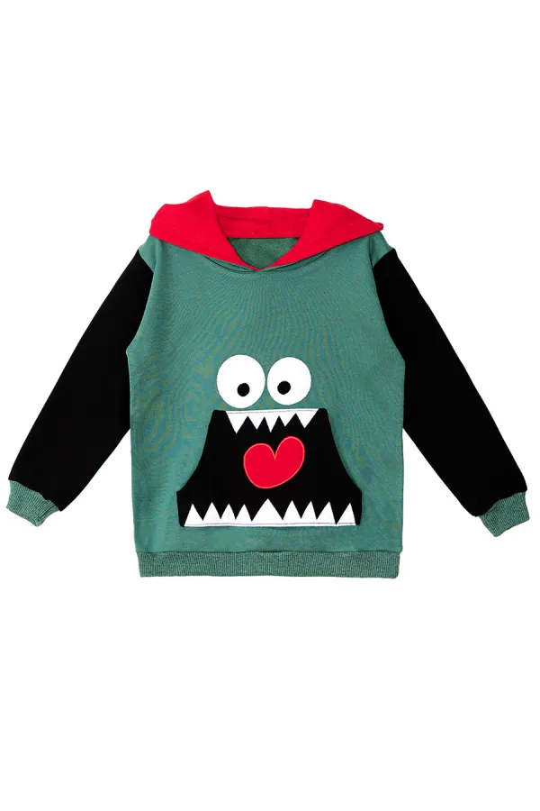 Obur Kapişonlu Erkek Çocuk Sweat