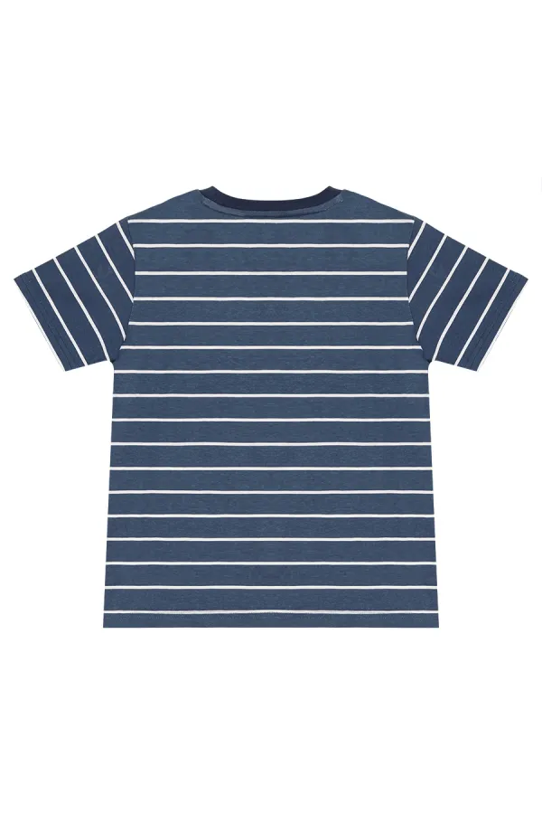 Denizci Dino Erkek Çocuk T-shirt Kapri Şort Takım