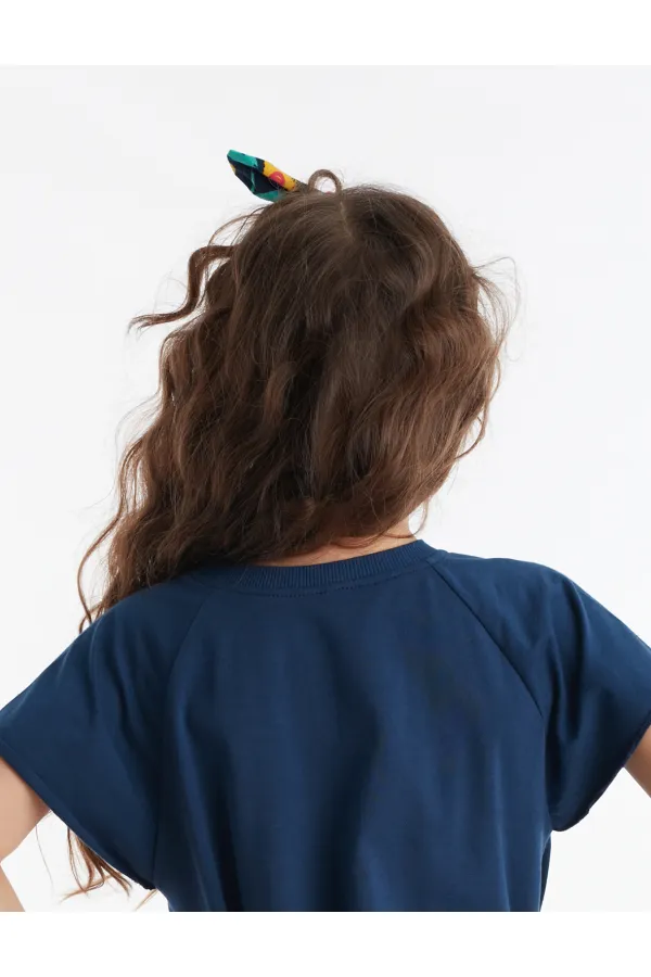 Çiçekli Kız Çocuk Saç Bandı