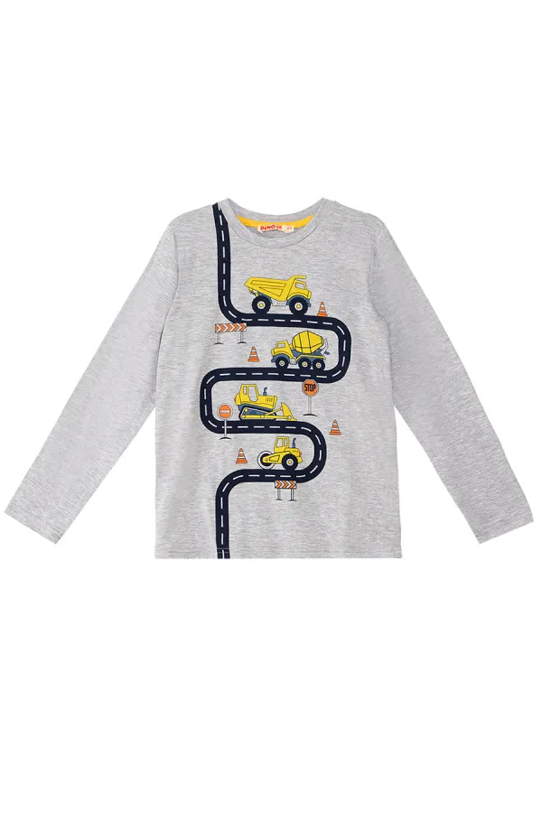 İş Makineleri Erkek Çocuk T-shirt Pantolon Takımı