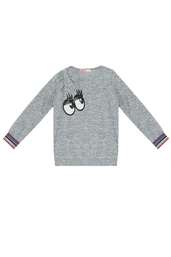 Gözler Kız Çocuk Triko Kazak Tayt Takım