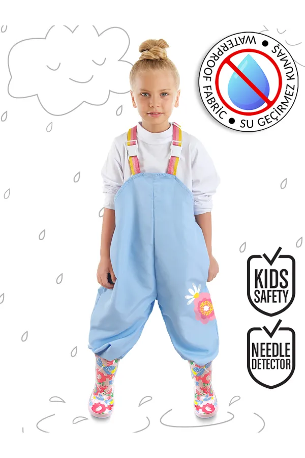 Flowery Girl's Water Party Rainsuit