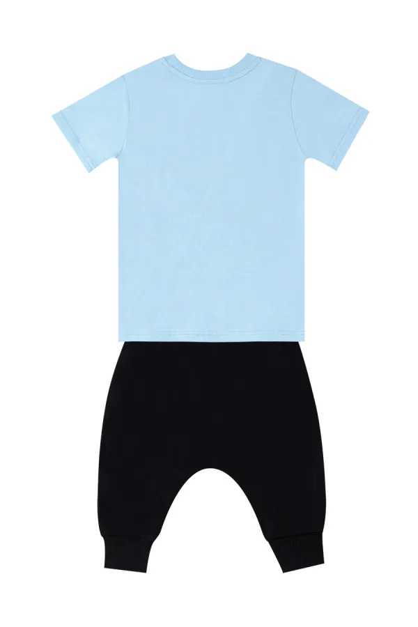 Shark'n Roll Erkek Çocuk T-shirt Kapri Şort Takım