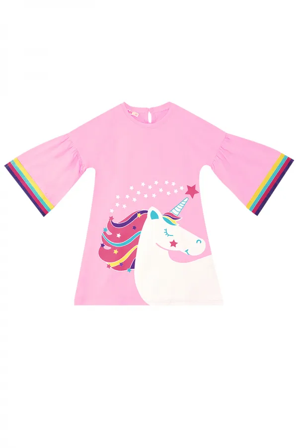 Robe Licorne Étoile pour Fille
