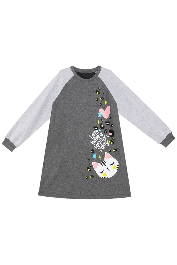 Robe de fille chat sauvage