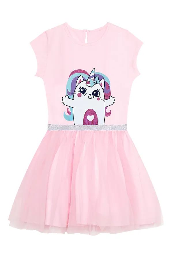 Kitty Unicorn Girl's Tulle Dress