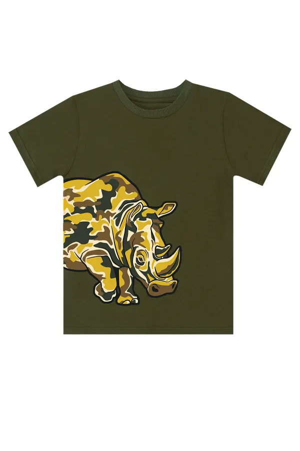 Rhino Erkek Çocuk T-shirt Şort Takım
