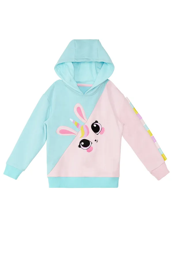 Unicorn Tavşan Kız Çocuk Sweat