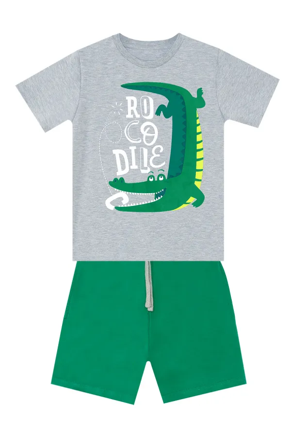 Croco Erkek Çocuk T-shirt Şort Takım