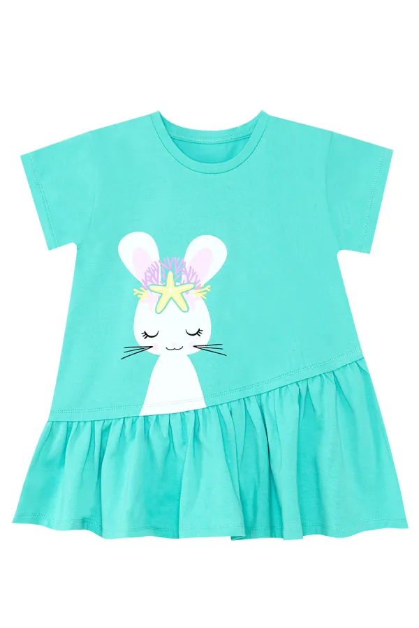 Deniz Tavşanı Kız Çocuk T-shirt Tayt Takım