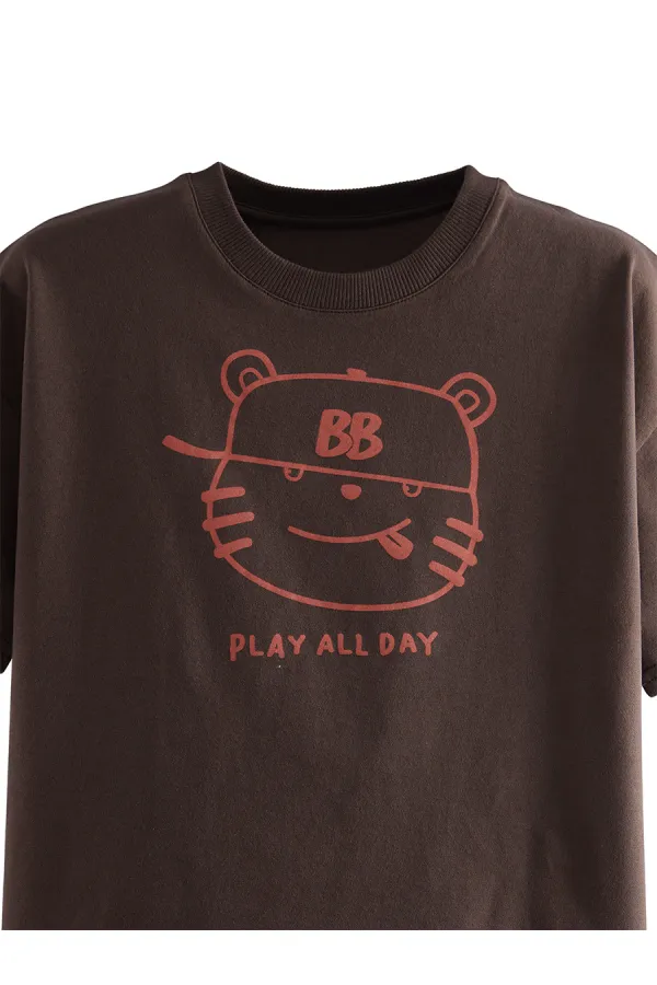 Play Erkek Çocuk Basic T-shirt Şort Takım