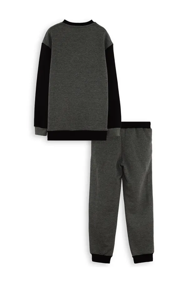 Ensemble de survêtement gris surdimensionné pour garçon